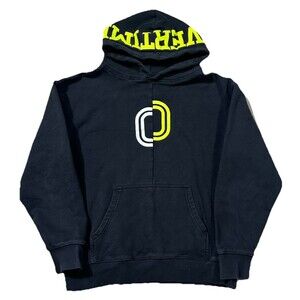 Split O Overtime Black Hoodie Sweatshirt Pullover Graphic Athleisure Mens Medium